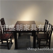 碳化防腐木桌椅/休闲桌椅/餐厅桌椅实木桌椅，茶几