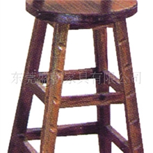 厂家定制实木酒吧桌椅实木吧凳促销/清仓高脚桌高脚凳