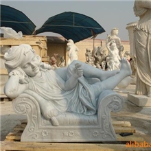 【特价供应】河北曲阳四川汉白玉西方小孩雕塑