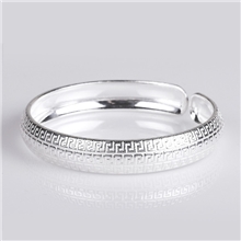 低价批发云南民族饰品长城纹手镯纯银手镯银饰品礼物