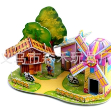 广东热卖拼图diy立体拼图批发智立堡立体拼图厂家批发