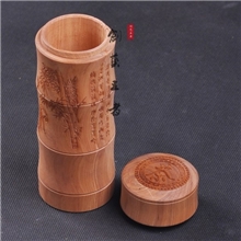 红豆杉茶杯把水杯子茶盘具送礼品红木雕刻家具餐无漆无蜡抗癌保健