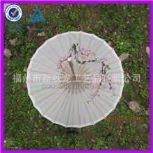 【新秋龙工艺】供应水墨素雅梅花工艺伞复古风油纸伞
