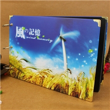 供应相册10寸相册A8008厂家直销风的记忆相册30页全黑卡相册