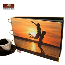 厂家直销相册批发结婚10寸DIY相册批发A8013夕阳拥抱