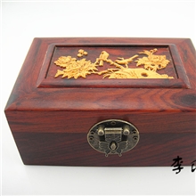 包邮仿古红木首饰盒红酸枝收纳盒化妆箱饰品红木箱