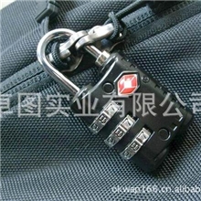 TSA301海关锁锌合金彩色密码锁箱包锁
