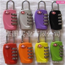 TSA330海关锁箱包锁密码锁锌合金彩色