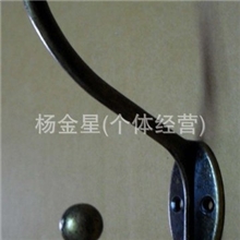 爆款挂钩家具五金仿古衣钩挂钩橱衣柜挂钩合金挂钩超结实大挂钩