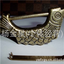 鱼锁/古铜锁/仿古锁/挂锁/老式挂锁/吉祥鱼锁/古锁/老式锁