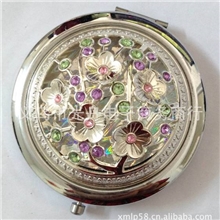 [厂家直销]礼品小礼品金属化妆镜镂空镜子化妆镜厂