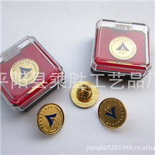 新品推介金属徽章活动标志意义徽章高档黄铜烤漆徽章胸章定做