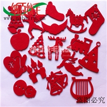 供应最新款多款红色圣诞雪花挂件橱窗贴礼品厂家批发圣诞装饰产品