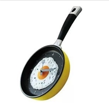 特价创意特色时尚餐厅客厅卧室壁钟时乐锅煎蛋锅钟表个性挂钟