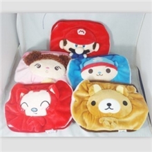 充电热水袋双插手暖手宝不可拆洗毛绒电热宝未充水电暖宝