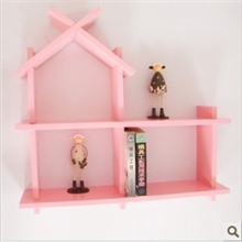 墙壁架搁板置物架壁挂创意格子隔板壁挂架小房子格架隔板