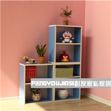 简约宜家风格书柜小书架儿童书架储物柜自由组合书柜可调节