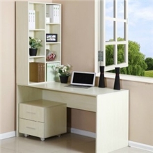 宜家时尚分体书柜电脑桌台式家用办公桌书桌自由组合写字台