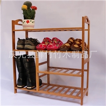 鲜竹竹木竹制鞋架楠竹鞋架3-6层鞋架靴架