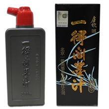 老字号湖笔文房四宝正品保证北京一得阁墨汁250g书画墨汁