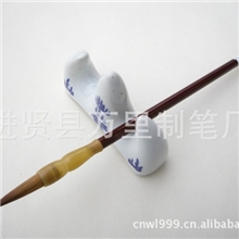 中国文港华夏笔都老字号百年万里笔庄狼毫毛笔华夏狼魁书法毛笔