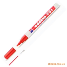 供应德国进口艾迪彩色万用油漆笔Edding751,1-2mm