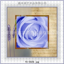 供应2013合成纸帆布印刷画花卉印刷画