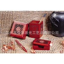 供应木制笔筒礼品商务礼品套装礼品文具礼品