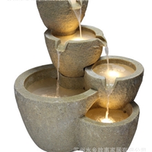 销售流水喷泉创意礼品创意新奇特树脂工艺品W1H048