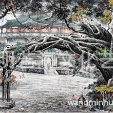 名家字画名人书画吕静溪巨幅山水画办公室收藏|礼品|装饰国画