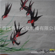 上海连纪平原创手绘花鸟画春季限量版国画