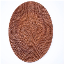 纯手工藤制品藤圆垫外贸原单田园风