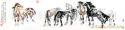 供应礼品王相文名家书画王相文画马艺术收藏