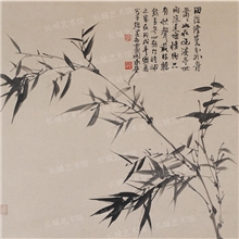 陈承基-花鸟竹画国画美术师当代艺术大师长城艺术馆