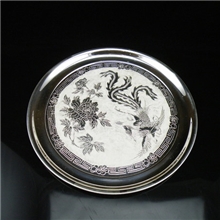 纯银银盘纯银托盘280g厂家加工收藏品工艺品