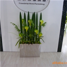 厂家直销不锈钢花瓶，花器，花插，不锈钢扁形花器小号