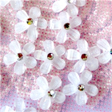 diy手机美容材料贴钻材料饰品配件树脂花带钻五叶小花五瓣花