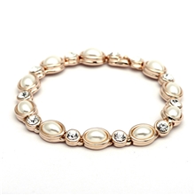 伊泰莲娜丽晶品牌正品复古珍珠手链镶钻饰品批发厂家小商品首饰