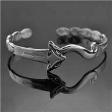 I.D.S迪尚银饰990千足银狐狸精灵手环女士手镯15G厂家现货批发