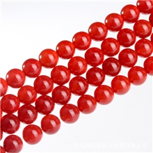 东海水晶正品红玛瑙半成品红玛瑙散珠串珠子DIY手工饰品批发