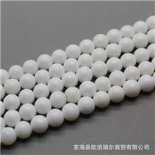 东海水晶正品白砗磲半成品白砗磲散珠串珠子DIY手工饰品批发