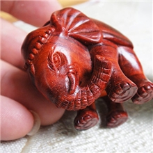 木檀世家印度小叶紫檀木手把件大象紫檀手玩件精细工艺吉祥如意