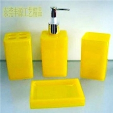 商务礼品酒店婚庆福利赠品树脂卫浴四件套东莞工艺品厂