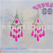 广州首饰批发欧美外贸耳坠女性饰品混批古典耳环民族耳环