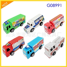 供应滑行小货车玩具多款多色混装滑行工程车模型装糖赠品小玩具