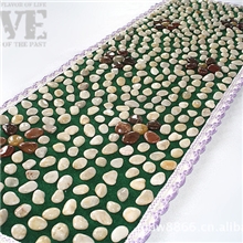 天然鹅卵石足底按摩垫/健康步道/石子路