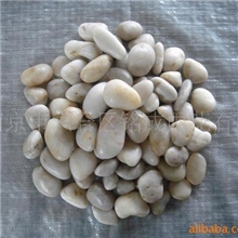供应优质一级白色五彩石2-3CM抛光鹅卵石