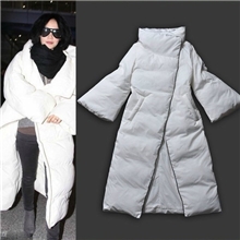 特价精品！欧美大牌贵族时尚王菲明星同款被子羽绒服加长款加厚