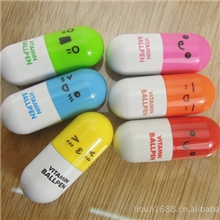 小清新表情药丸笔卡通圆珠笔可爱笔韩国创意文具批发学生用品