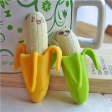 韩国文具可爱橡皮精美创意卡通表情香蕉橡皮擦水果橡皮擦